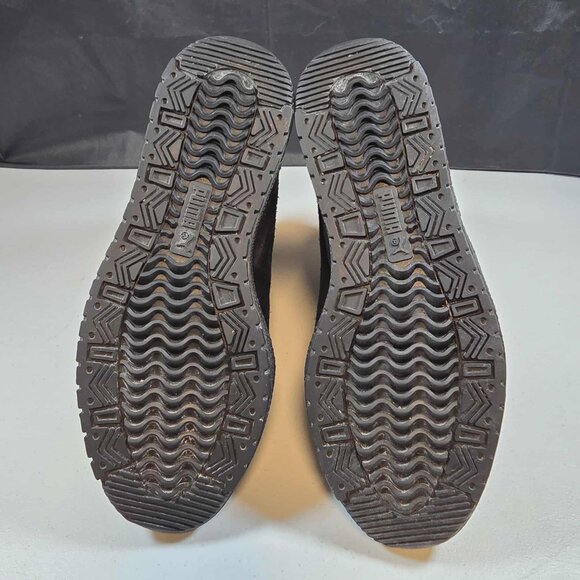 PUMA SKY WEDGE HIGH TOP SNEAKERS SHOES GOLD GRAY IRIDESCENT WOMENS SIZE 7 - Picture 7 of 7